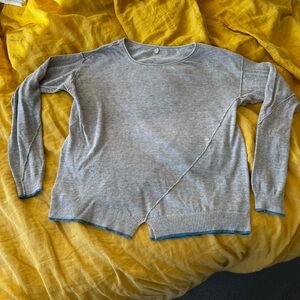 Margaret O'Leary Gray Crew Neck Sweater